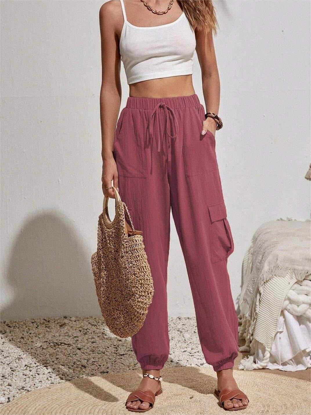 Rosa Clothing - Wholesale Pants - Women's - Pocket trousers cargo pants33