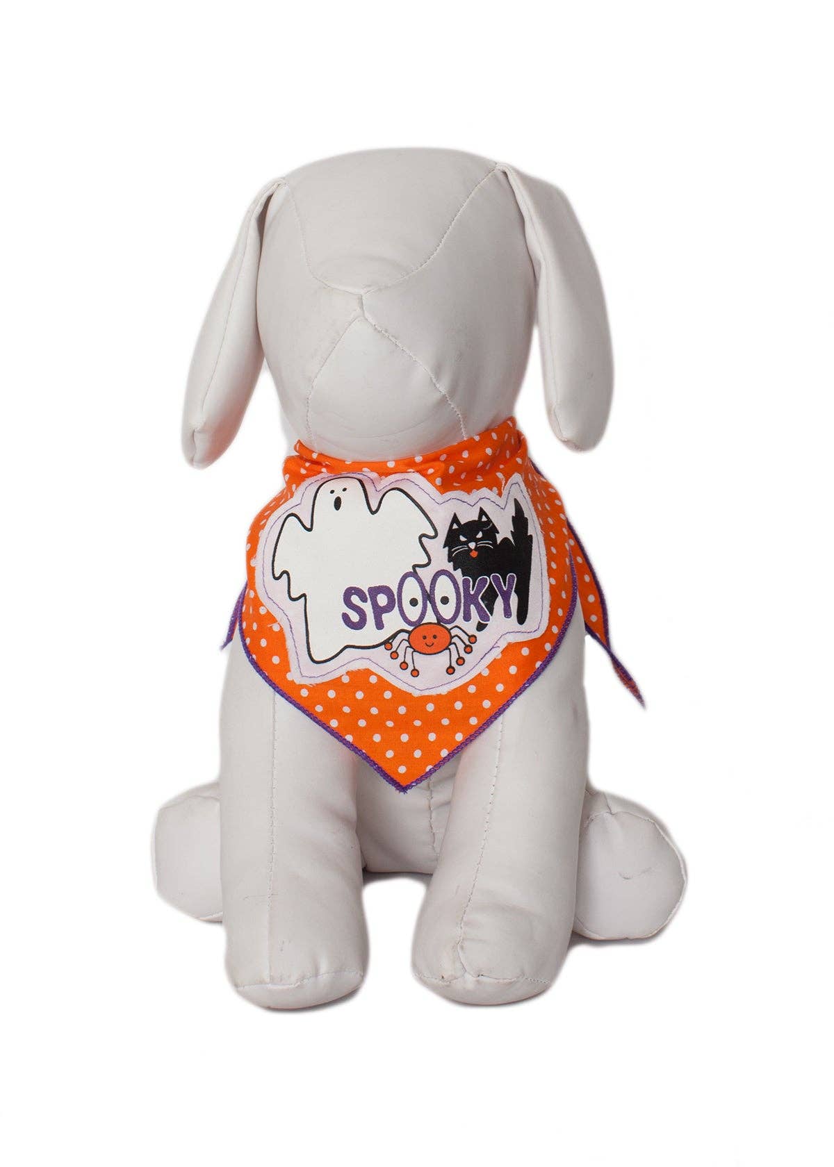Orange Spooky Friends Dog Bandana Halloween Pet Dress-Up Accessory for wholesale on Faire1
