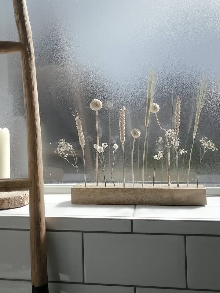 Mali Mango Wood Dried Flower Bar - Small for wholesale by Coultura