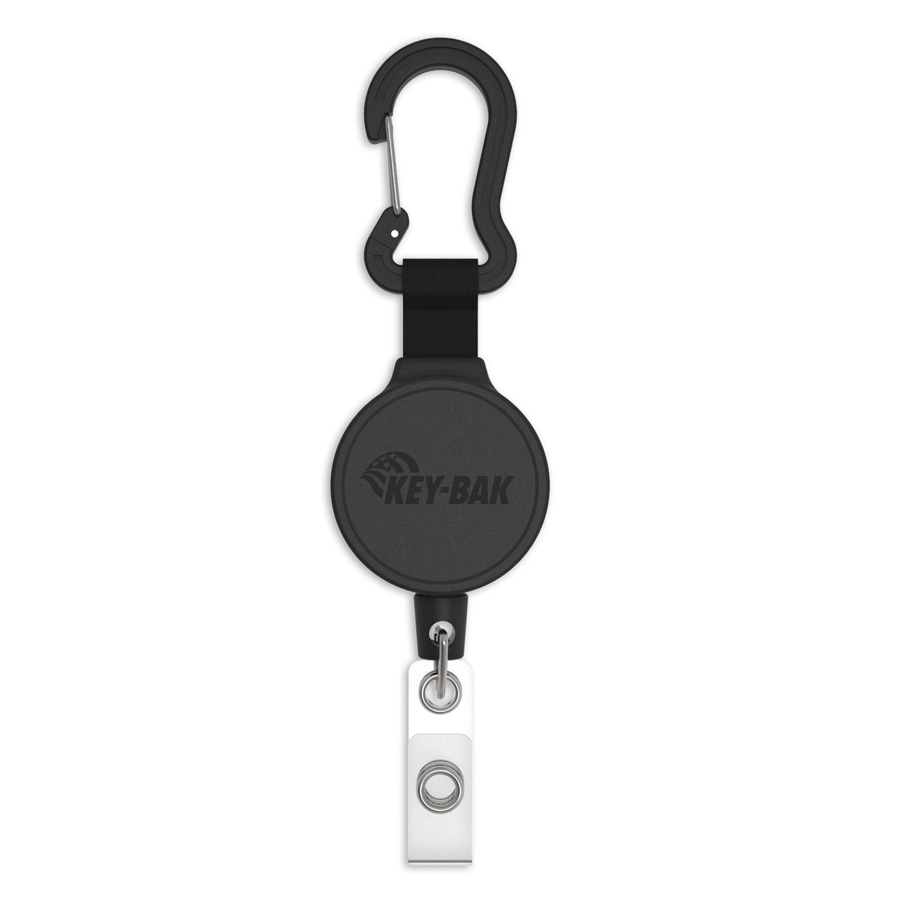 Key-Bak - Wholesale Badge Accessory - Unisex - MID6 Heavy Duty 6 oz. Badge Reel with Belt Clip or Carabiner0