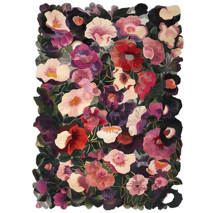 Vild Have Håndtuftet Uldtæppe for engroshandel hos Maia Homes