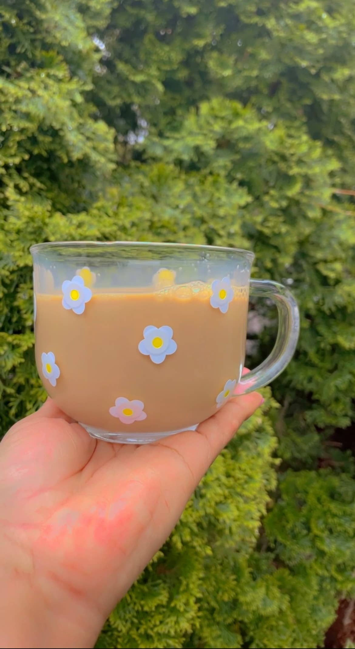 Pink pretty designs - Wholesale Coffee Mug - Daisy oversized mug