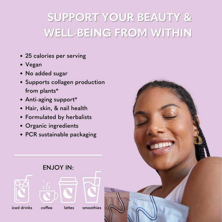 Copina Co. - Vente Boisson diététique en poudre - Mélange de crème de collagène végétalien à la vanille2