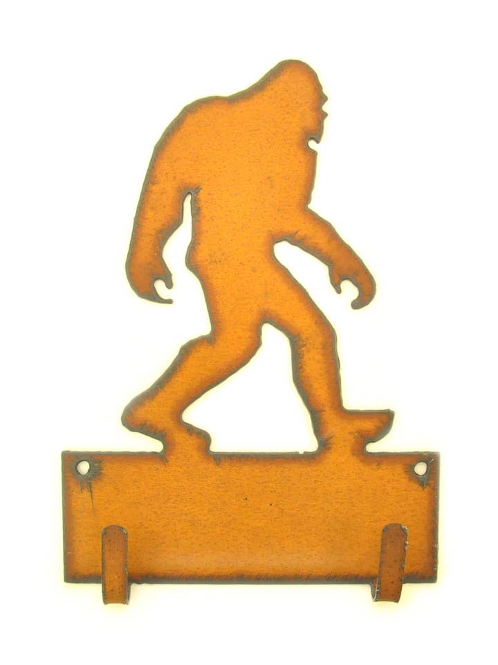 Bigfoot Yeti Sasquatch Double Key Hook for wholesale by Universal Ironworks USA