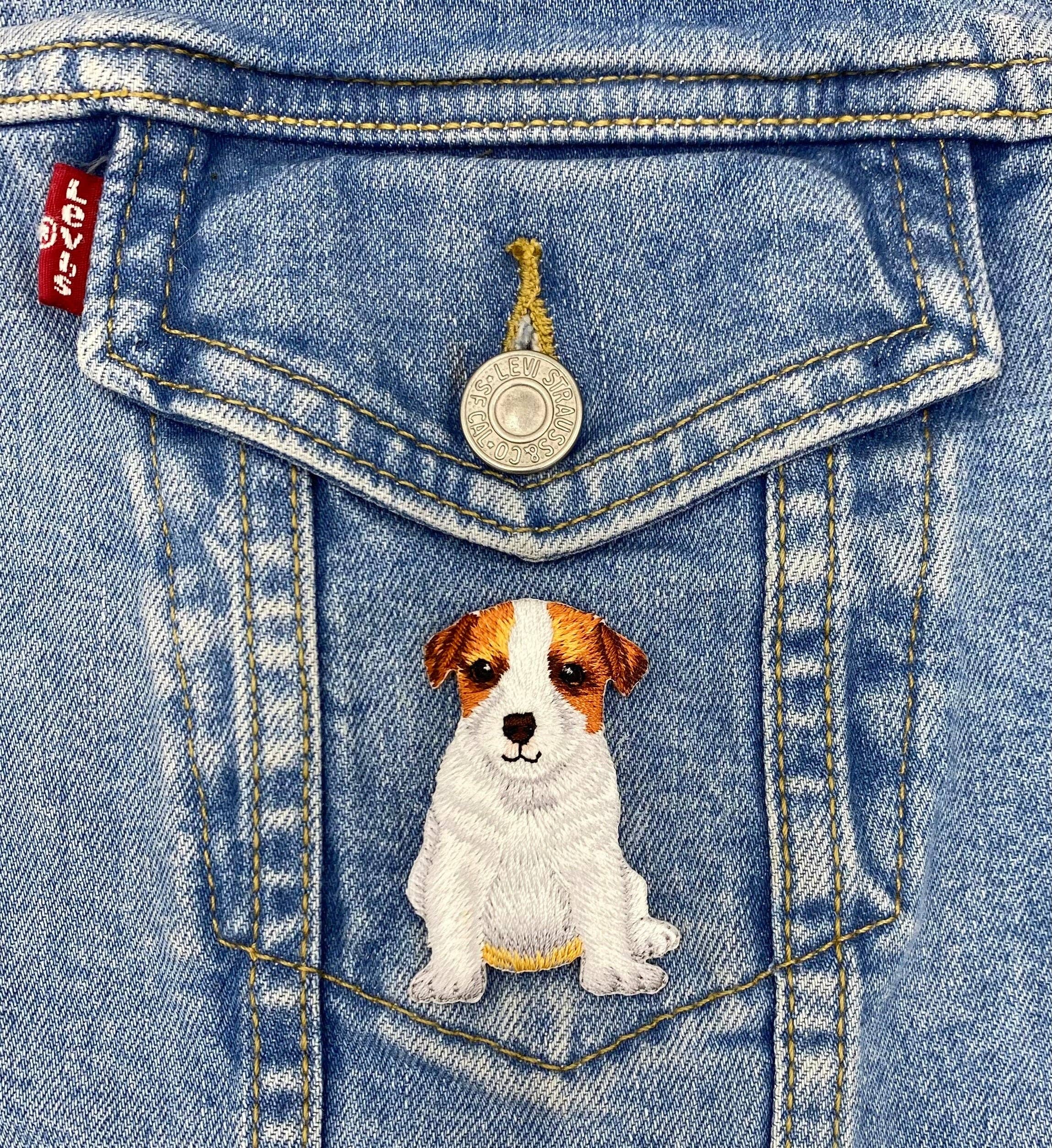 Wholesale Applique – wholesale Lapp – Jack Russell Terrier, Valp, Hund, Broderad, Påstrykbar Tygmärke4