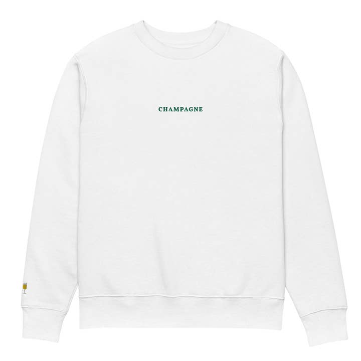 The Refined Spirit - Wholesale Sweatshirt - Unisex - Champagne - Organic Sweatshirt2