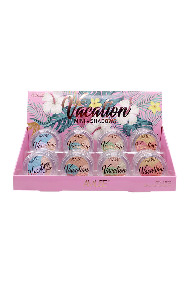PINEAPPLE Beauty - Wholesale Eyeshadow Palette - AMUSE FK9785MIX Vacation Mini Shadows - 24 pcs1