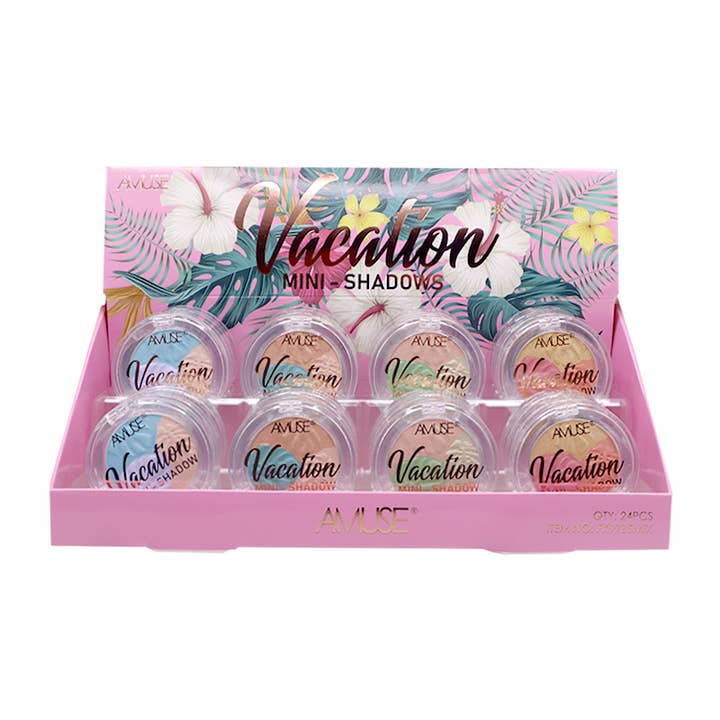 PINEAPPLE Beauty - Wholesale Eyeshadow Palette - AMUSE FK9785MIX Vacation Mini Shadows - 24 pcs1