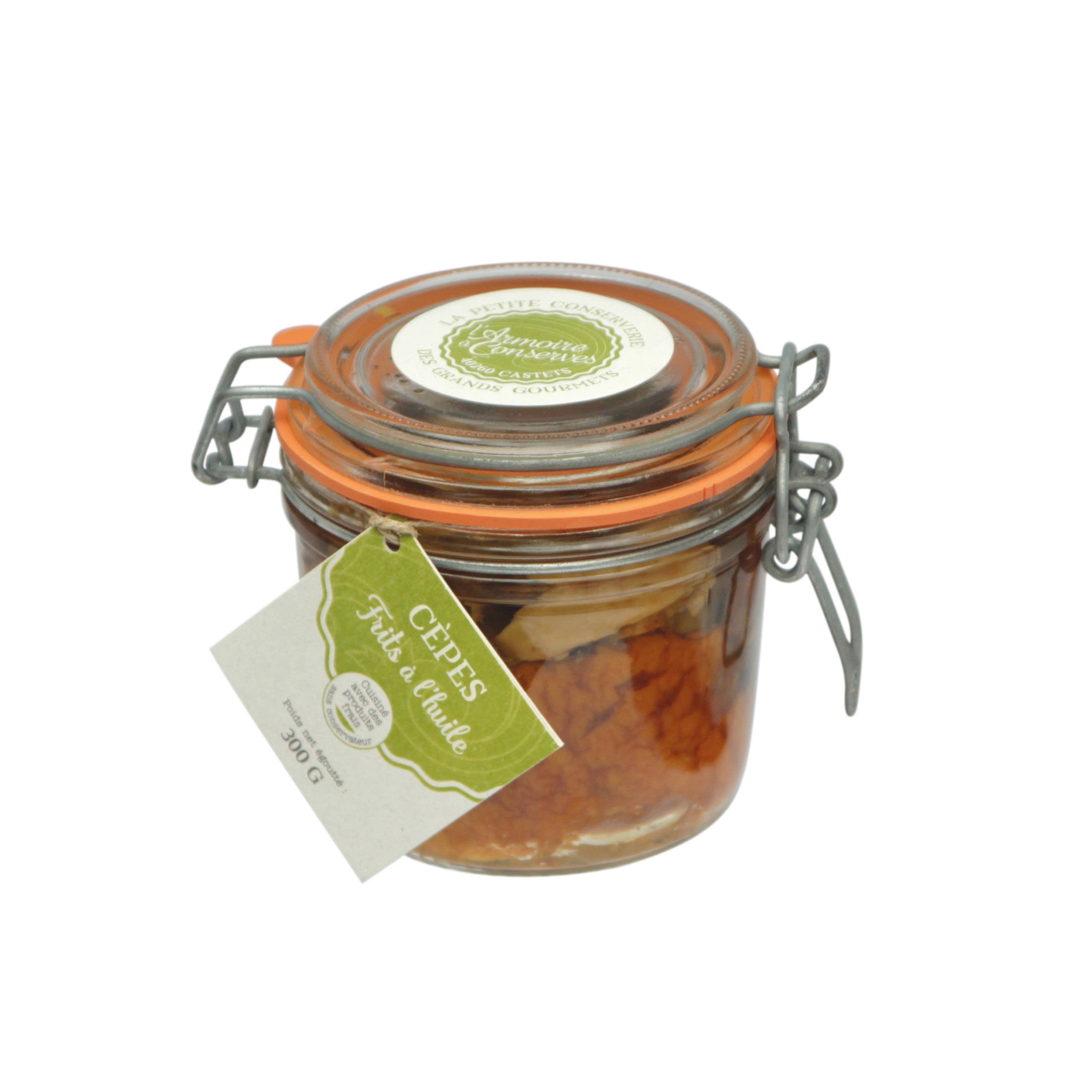 L'armoire A Conserves - Wholesale Pickled Vegetables - FRIED PORCINI MUSHROOMS IN OIL 300G1