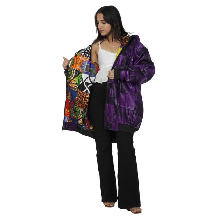 African Stars - Wholesale Retailer Display - Apparel - Unisex Reversible Jacket -- FI-271