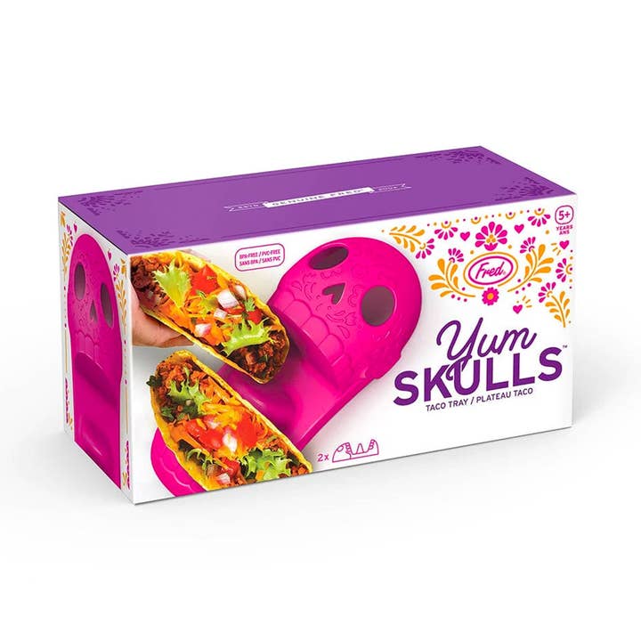 Yum Skulls - Taco Holder for wholesale by Fred & Friends