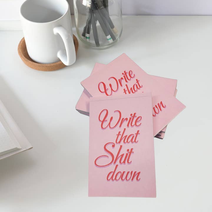 Write that Down Notepad for wholesale by Amaranth & Rue