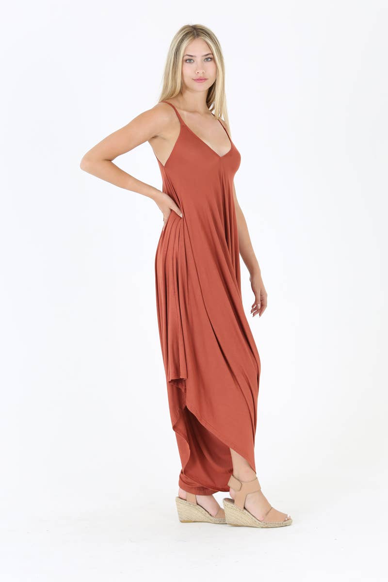 ANGIE – Macacão - Mulher por atacado – Macacão Harem de Tricô X5099-ASIS5