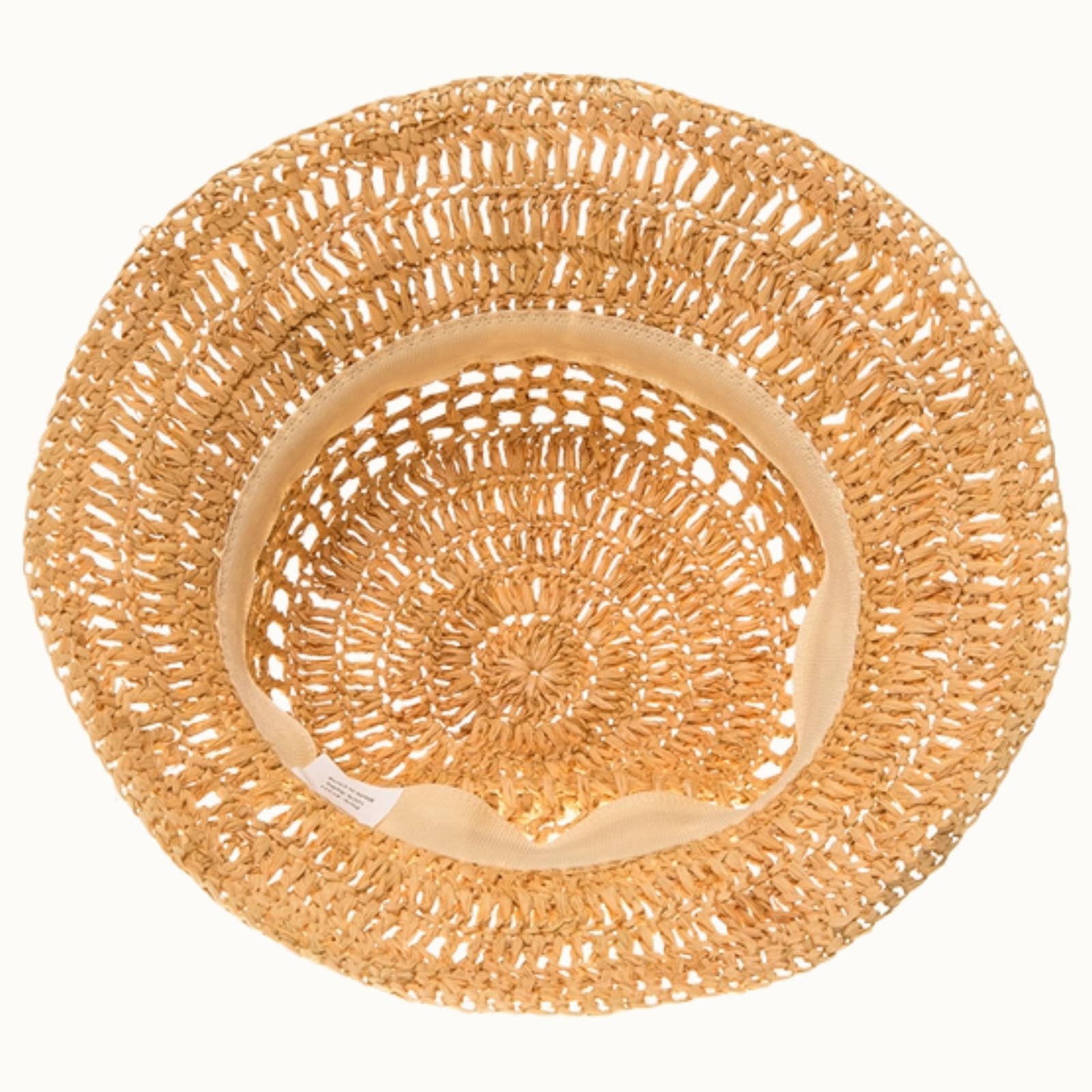 Olive & Pique - Wholesale Bucket Hat - Women's - Hand Crocheted Raffia Straw Bucket Hat2