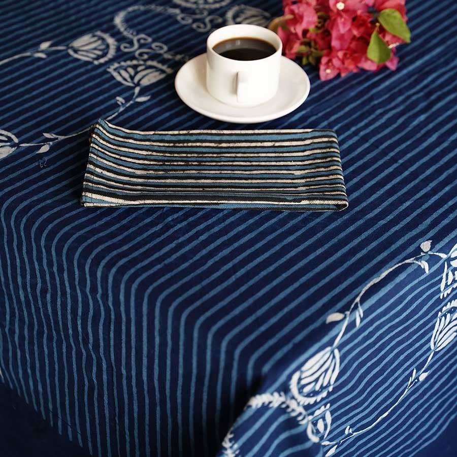 Ichcha – Guardanapo e pano de jantar por atacado – Pano de Mesa de Jantar Guardanapo de Mesa (Conjunto de 4) - Risca3