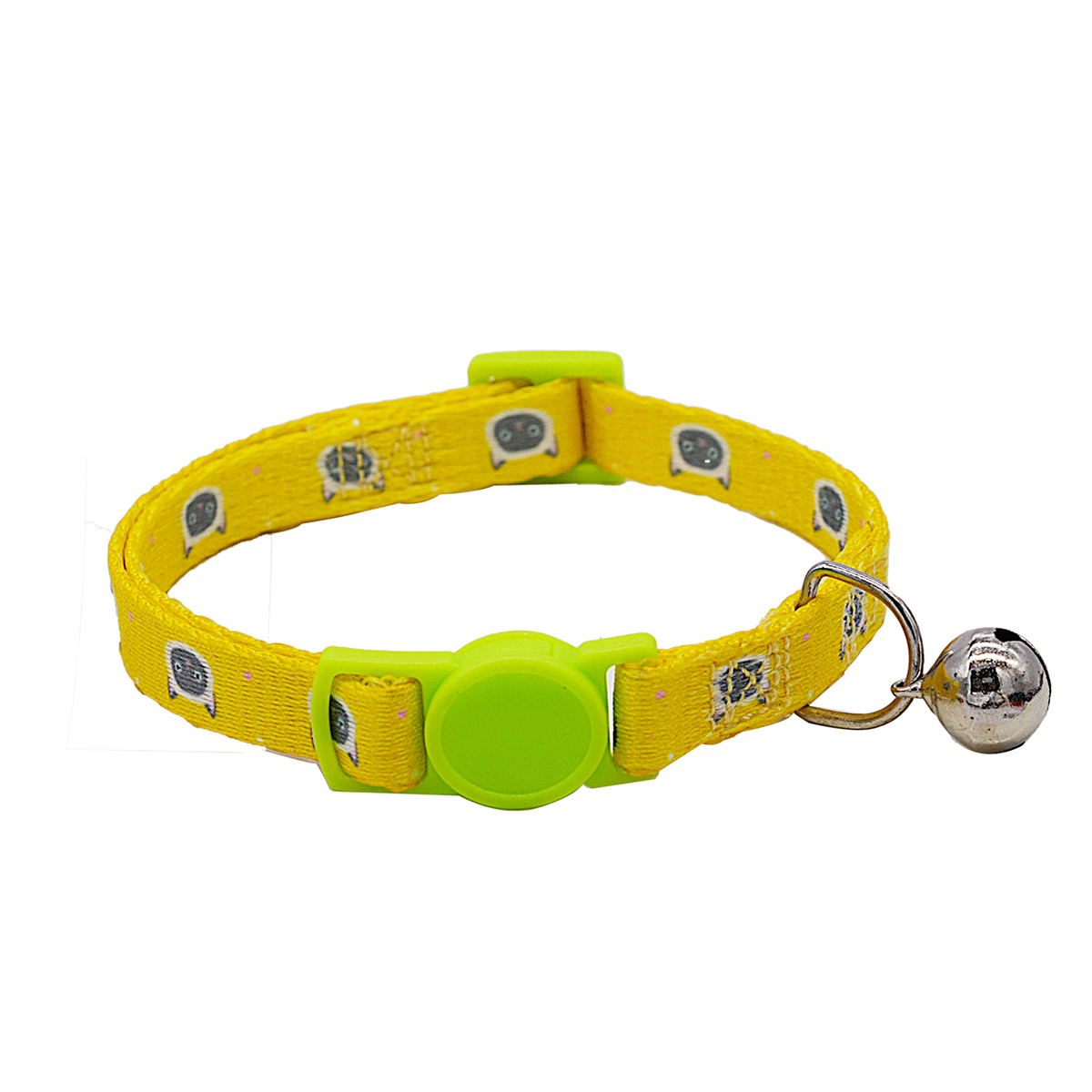 PAWPAWwholesale - Wholesale Pet Collar - Cat - ful Printed Cat Collar with Bell - Adjustable_CWMM744312