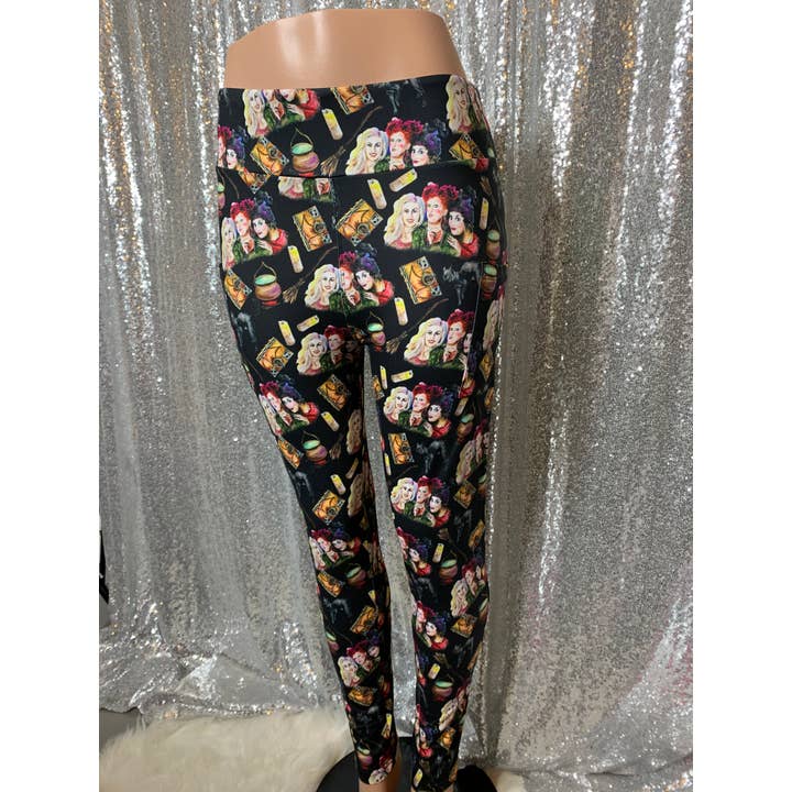 Witch Leggings with side pockets for wholesale by SLB Wholesale