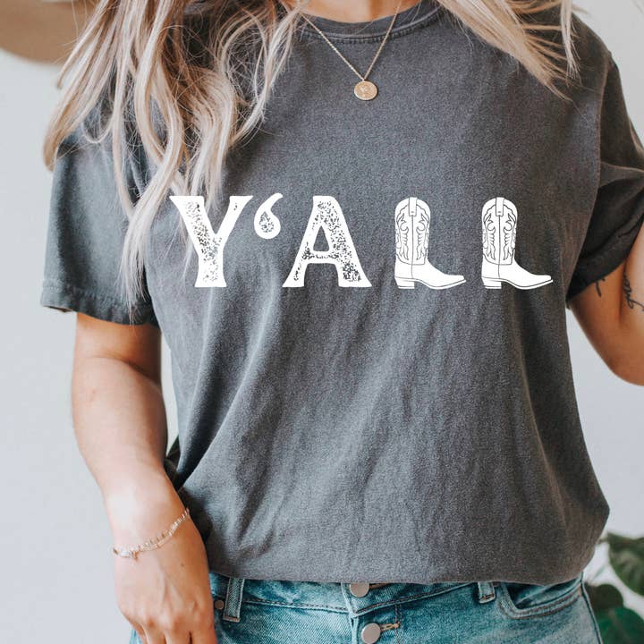 Y’all Crew Neck Sweatshirt for wholesale by Portland and Peel