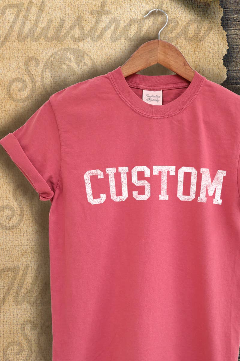 Illustrated Society - Wholesale Screen Printed T-Shirt - Women's - CUSTOM VINTAGE GRAPHIC TEE4