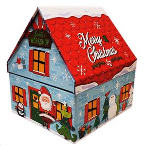 Window Cookie Tin Boxes - Rectangle Tins with Windows - In Stock Wholesale