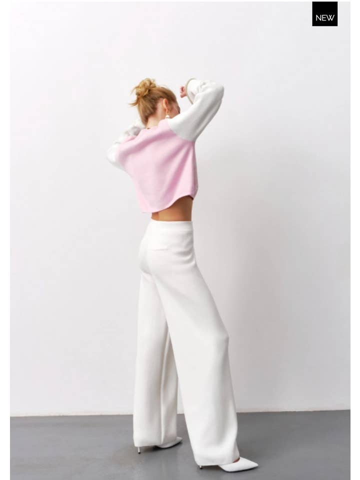 Nenya Fashion Limited - Wholesale Knitted jumper – Women′s - Knitted Crew Neck Jumper with Print5