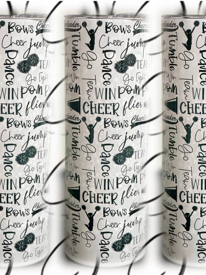 Cheer silhuett 20oz mager Tumbler för wholesale av CMD Wholesale