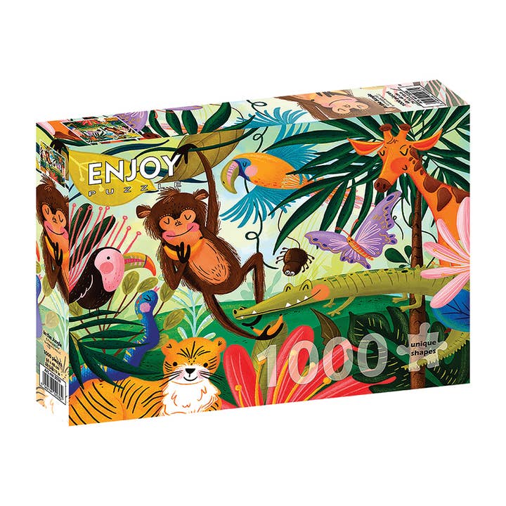 Dans la jungle 1000 pièces Profitez du puzzle pour la vente par Outset Games and Cobble Hill Puzzles