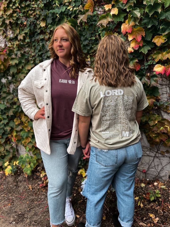 LORD REFINE ME TEE for wholesale by Created With Purpose Co.