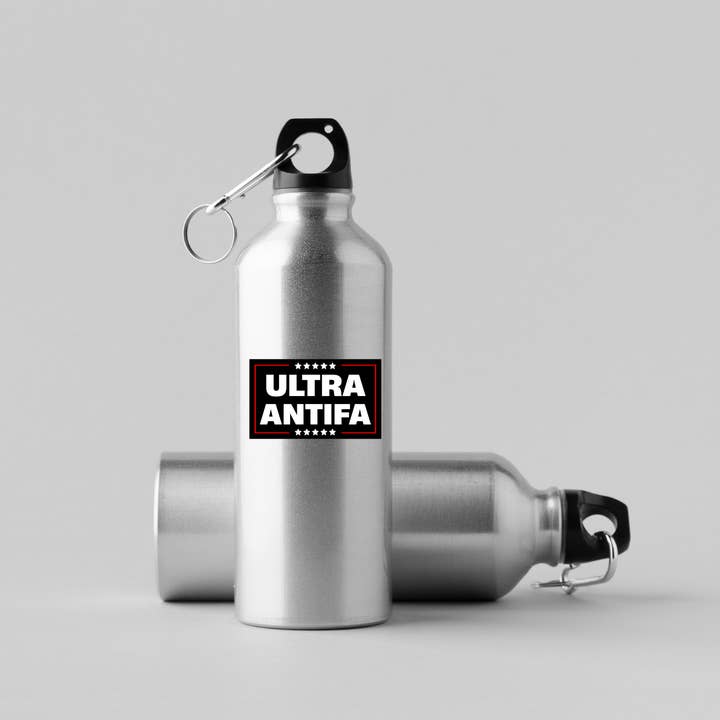 Atomic Cactus Stickers - Wholesale Sticker - Ultra Antifa Sticker - Black | 3" x 2" | Anti-Fascist Vinyl Sticker | Political Humor Sticker | Antifa Merch3