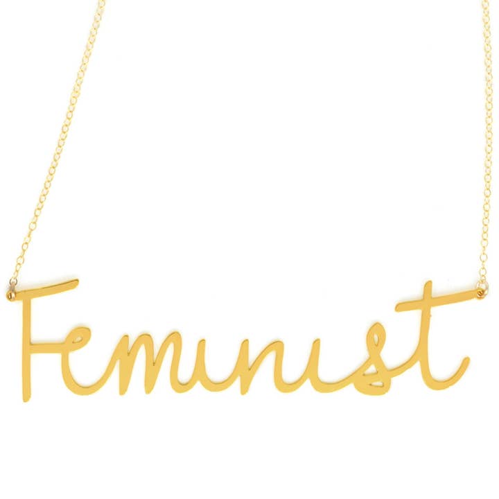 Collier d'autonomisation féministe pour la vente par Brevity.