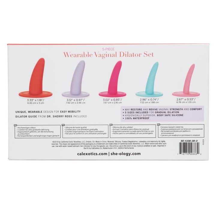 CalExotics - Wholesale Sex Toy - She-ology® 5-piece Wearable Vaginal Dilator Set