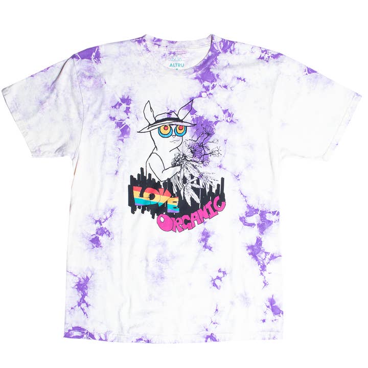 Love Organic Bunny Tie-Dye-T-Shirt für den Großhandel von Altru Apparel