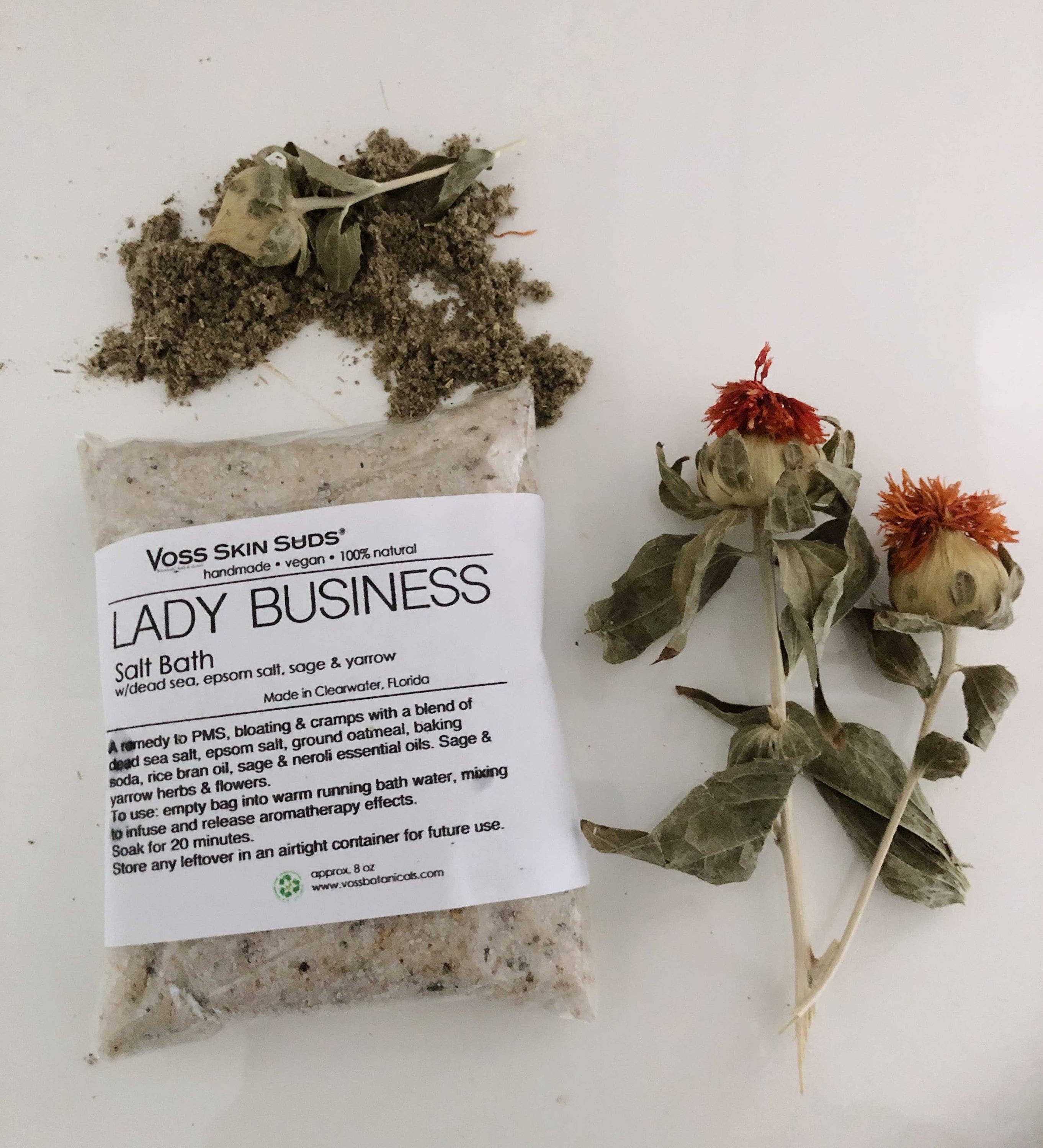 Voss Botanicals, LLC - Vendita all'ingrosso Sali da bagno - Set regalo Bath Salt Spa, set regalo, completamente naturale, vegano, fatto a mano, ricco di minerali per idratare la pelle, rilassare e riposare, disintossicare la pelle3