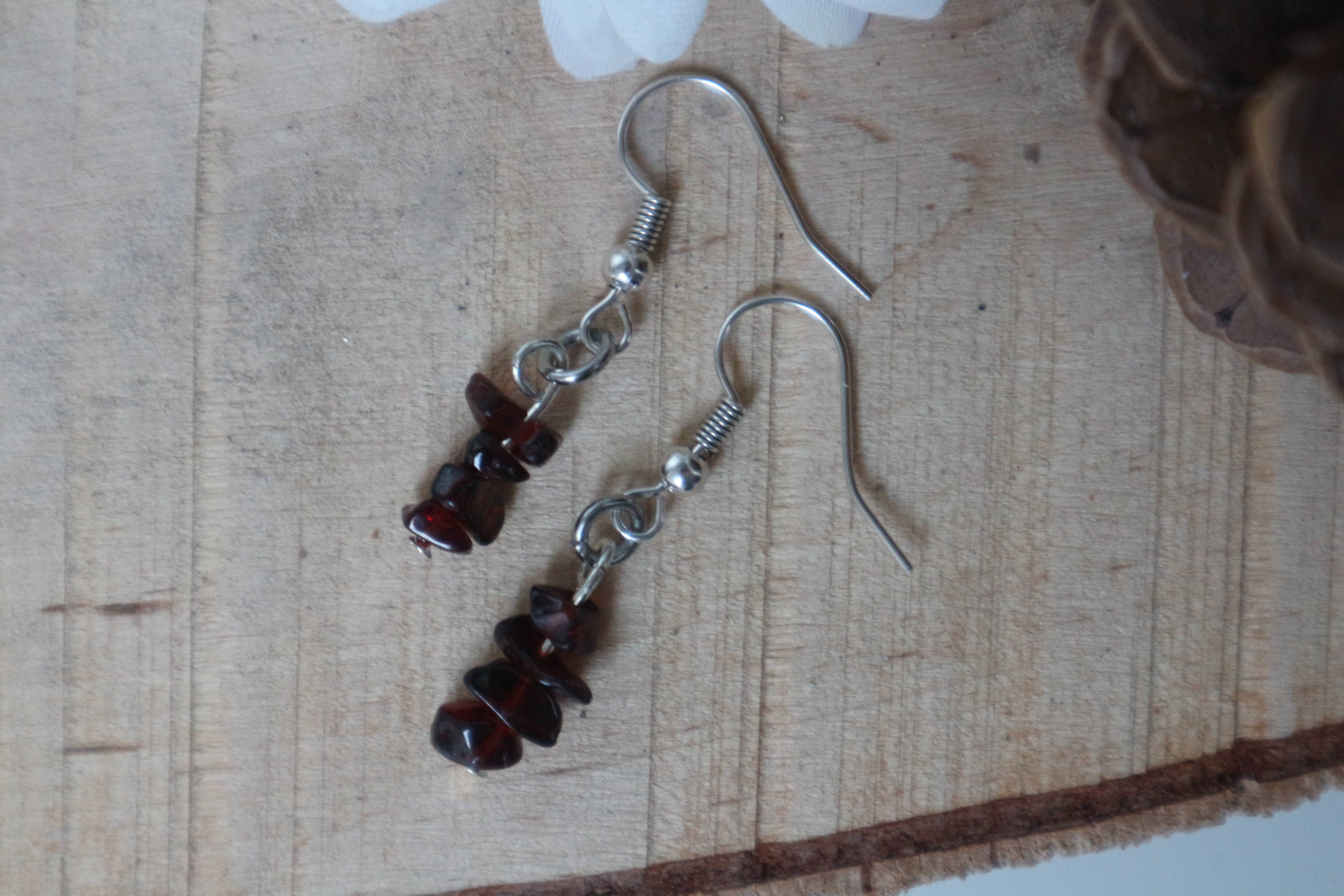 OnlineMineralen.nl - Vendita all'ingrosso Orecchini pendenti - Orecchini con pietre preziose - NaturalBlooming7