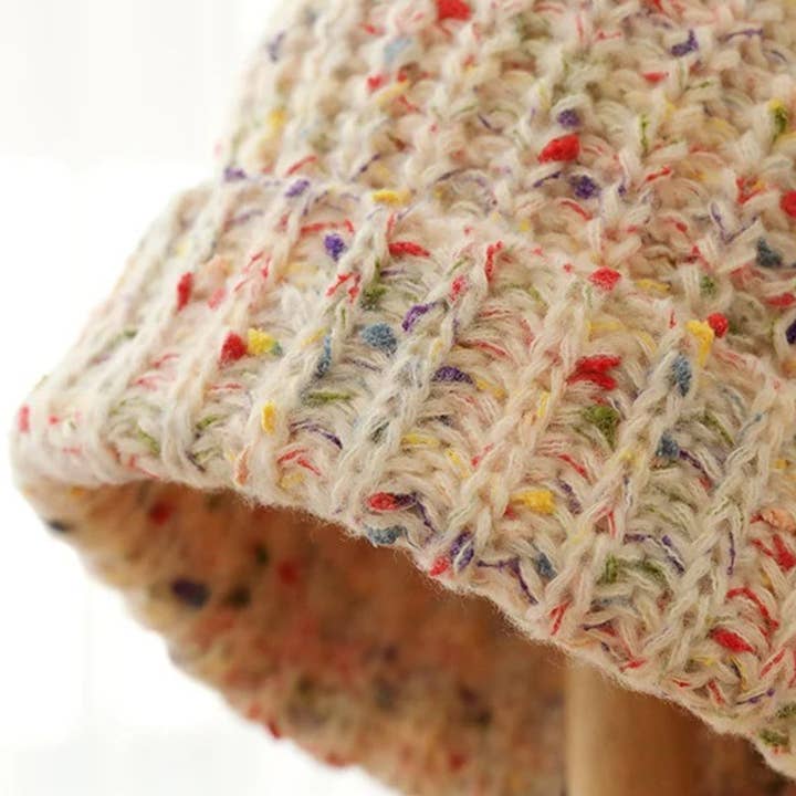 Funkyrel® Atzbranding Limited – wholesale Beanie – Women's – Haila - Knitted Splash Beanie Hat5