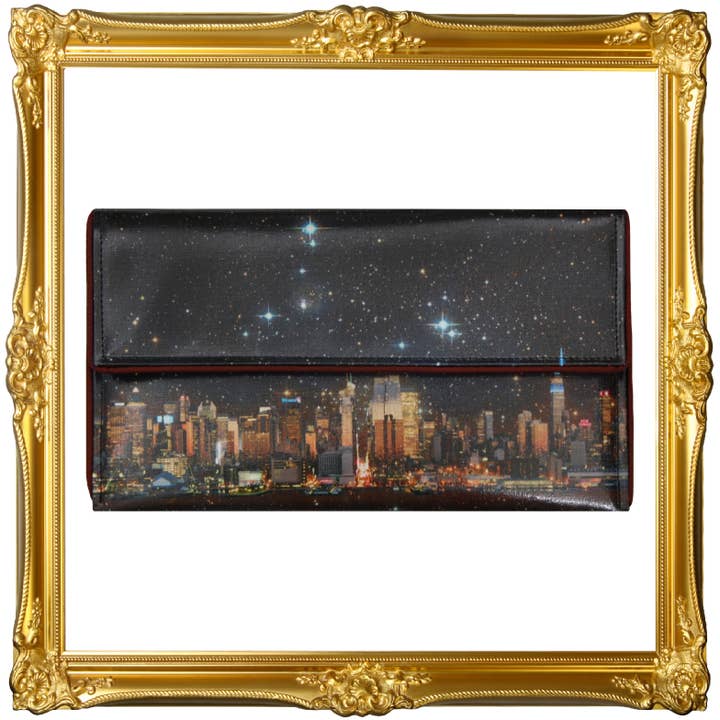 Sac à bandoulière Skyline de NYC - Fait main aux États-Unis pour la vente par Kent Stetson Handbags