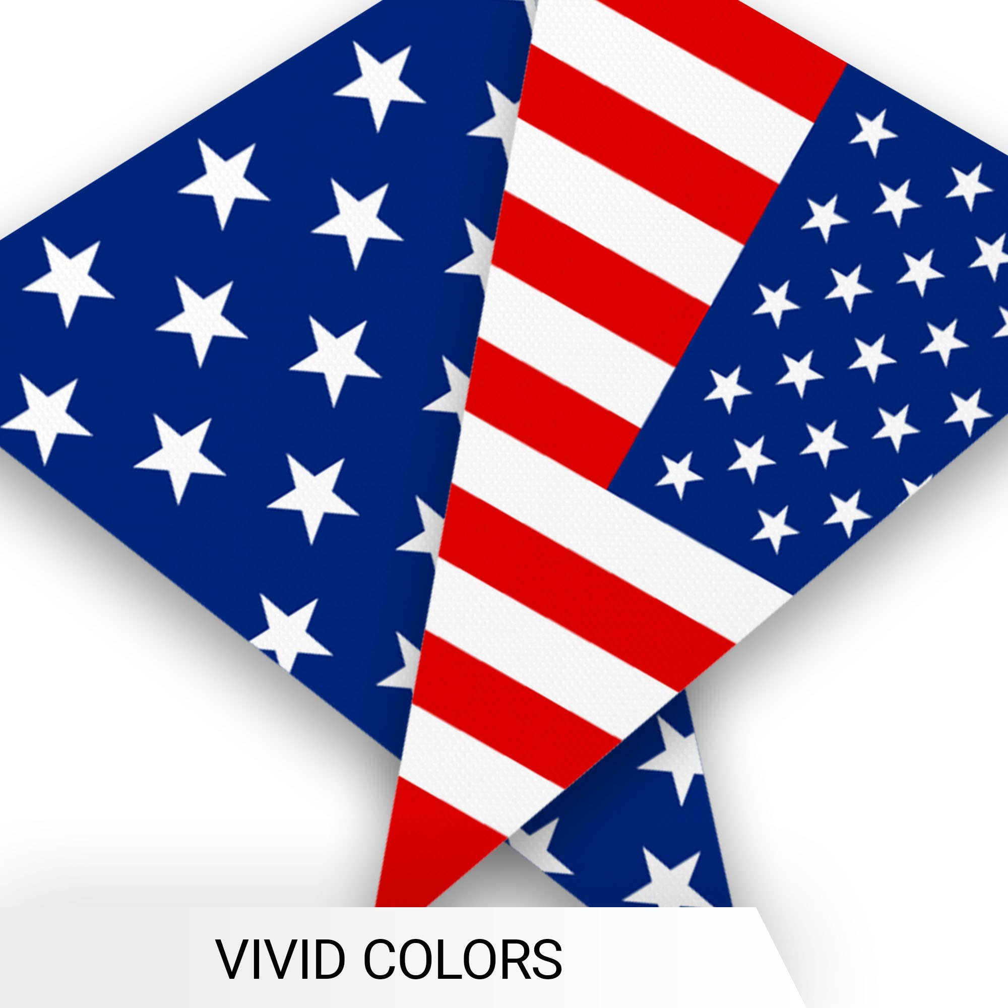 G128 - Wholesale Party Sign/Banner - G128 American USA Pennant Banner | Flag 7 x 8 Inch, Full String 9.8 Feet | Printed 150D Polyester, Decorations For Bar, School, Festival Events Celebration (Total 10 PCS)7