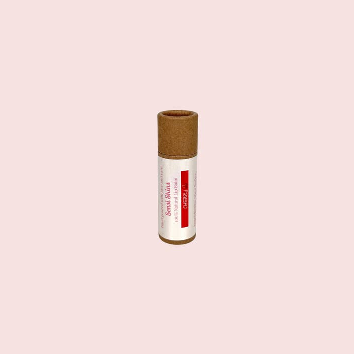 Natural Cherry Lip Balm Tube for wholesale by SensiSkins