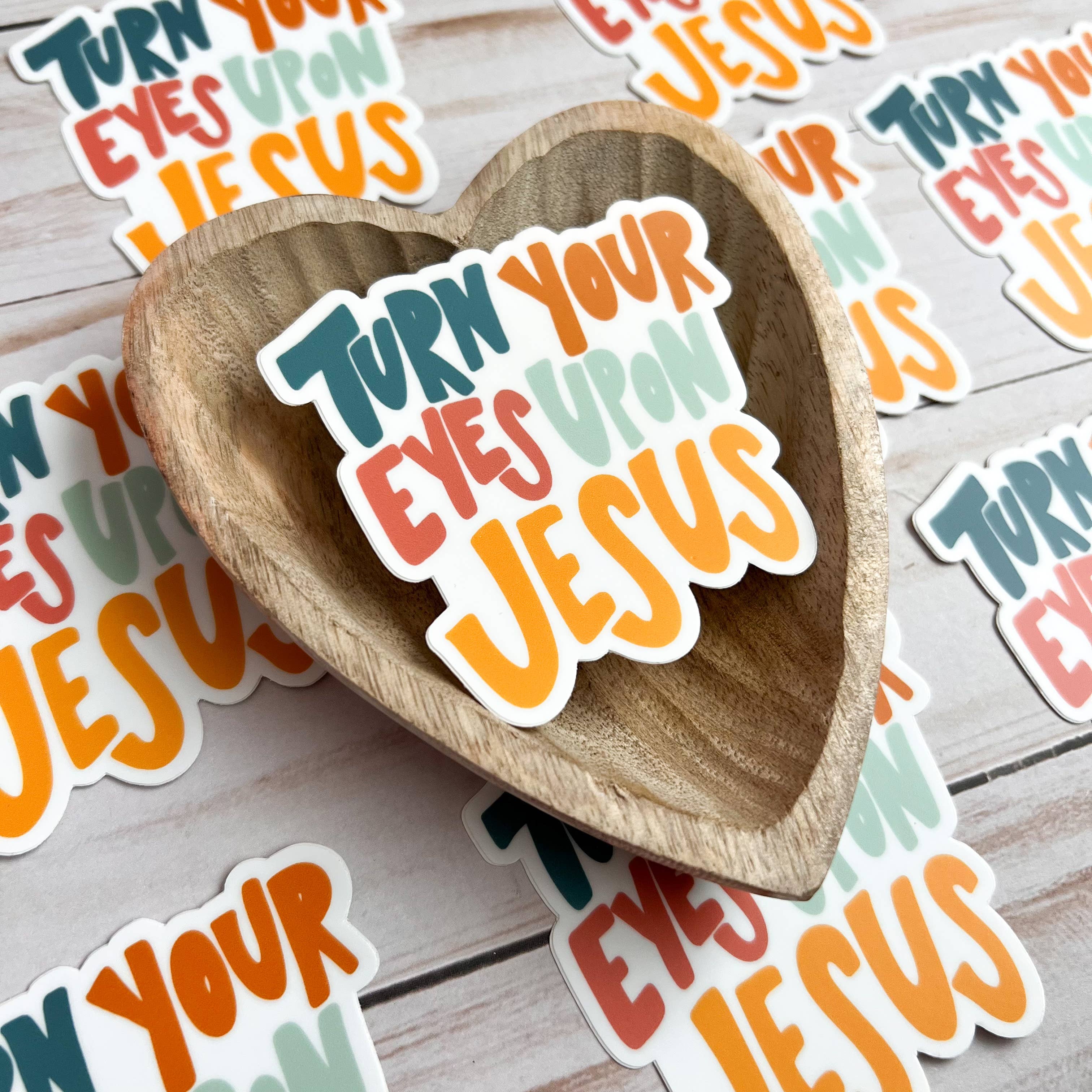 swaygirls - Vente Autocollant - Sticker Tournez les yeux sur Jésus | Christian gifts8