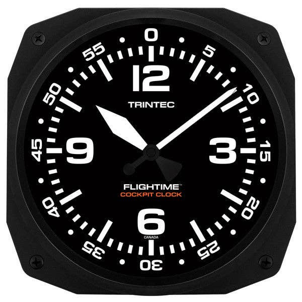 10" FLIGHTIME™ Cockpit Clock for wholesale by Trintec Industries Inc.