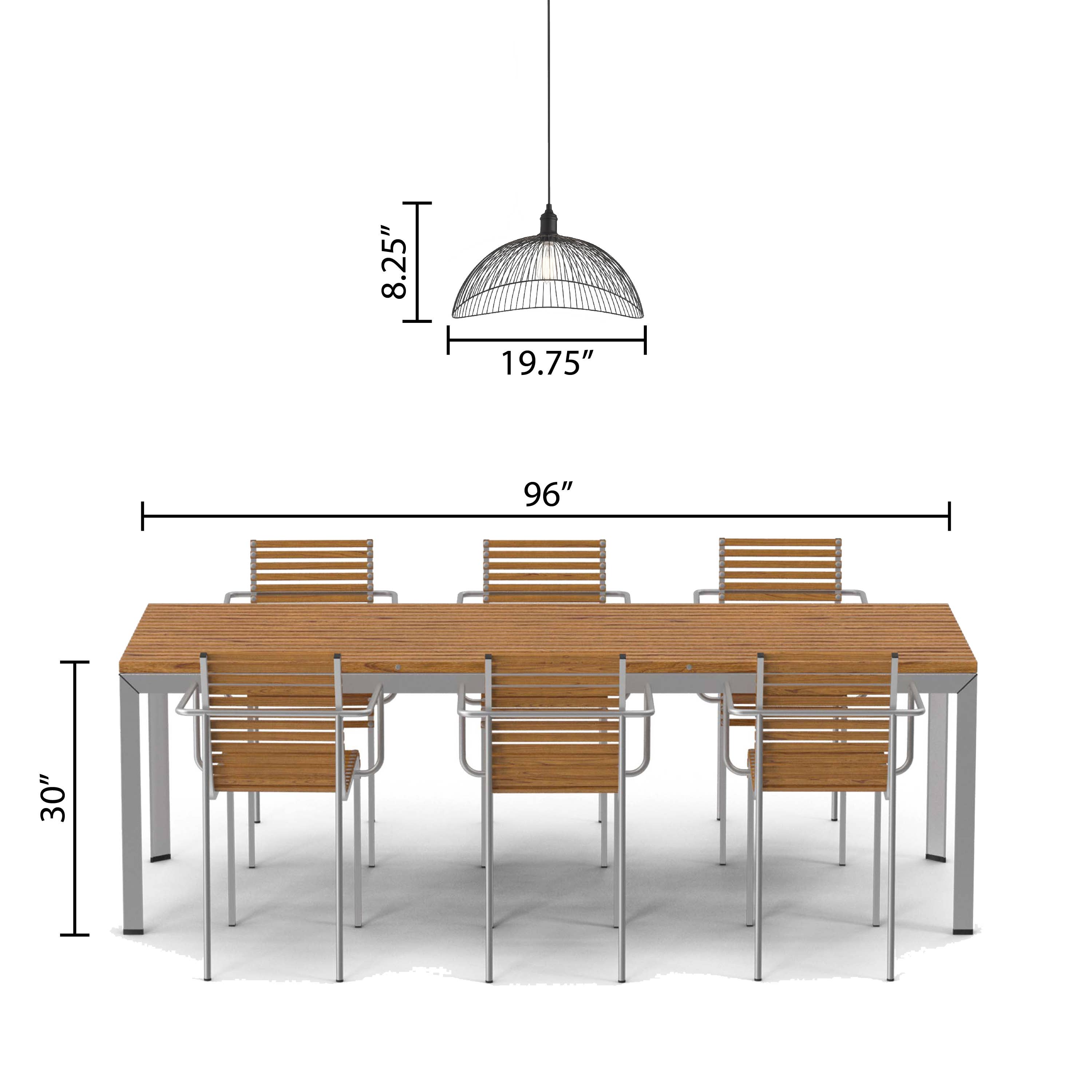 River of Goods - Wholesale Chandelier/Hanging Light - 18.75"W Wendy Black 1-Light Pendant Light Fixture8