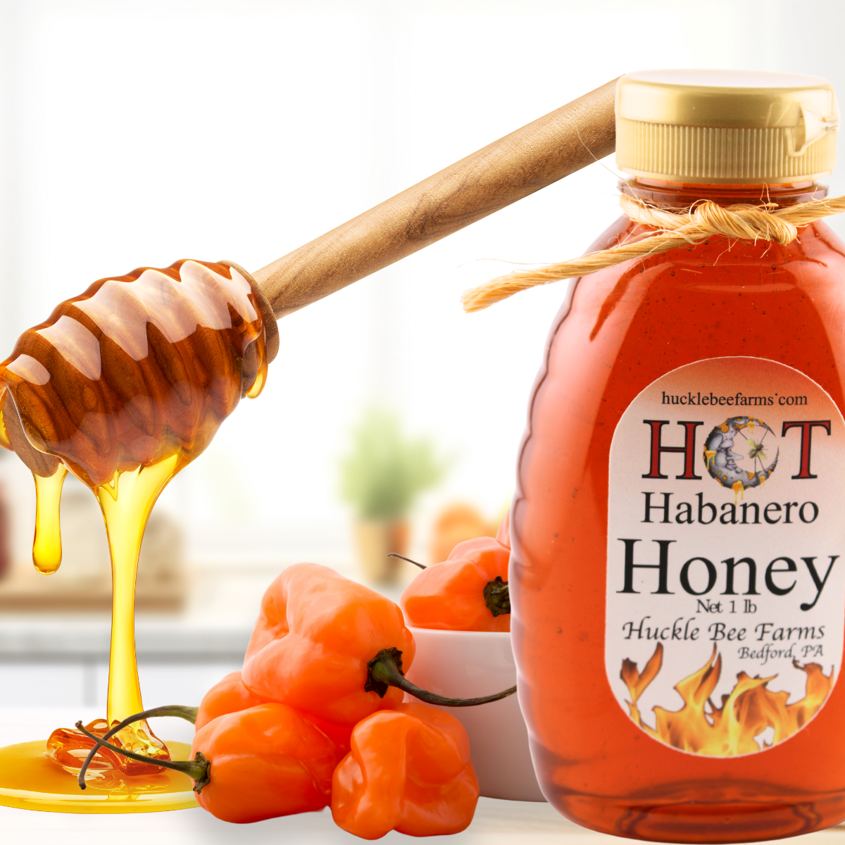 Huckle Bee Farms LLC - Wholesale Honey - 🔥 Habanero Infused Raw Honey 🔥1