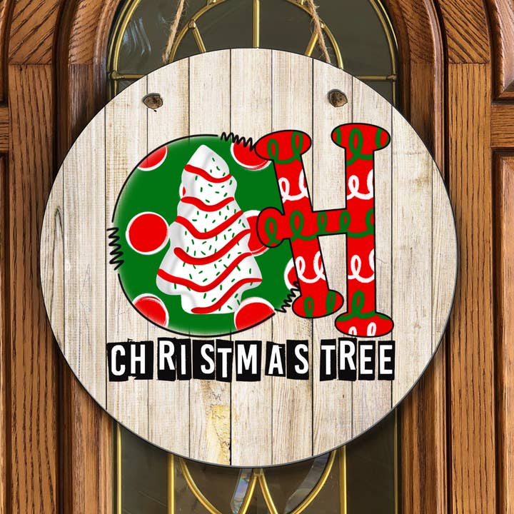 Oh Christmas Tree Door Hanger for wholesale by Joetta Marie
