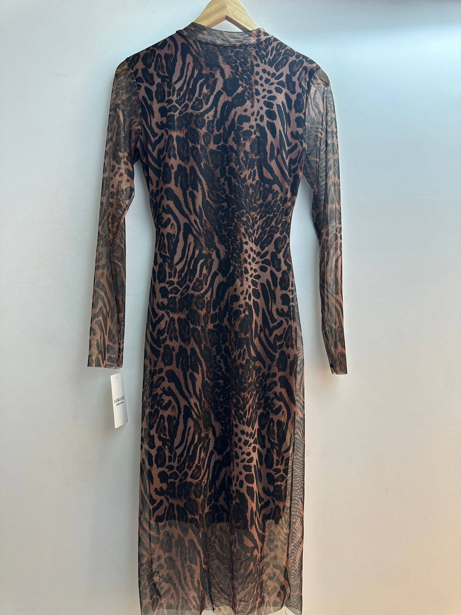 LORIANE - Wholesale Dress - Women's - 6818 One Size Bodycon Print Maxi Dress 13