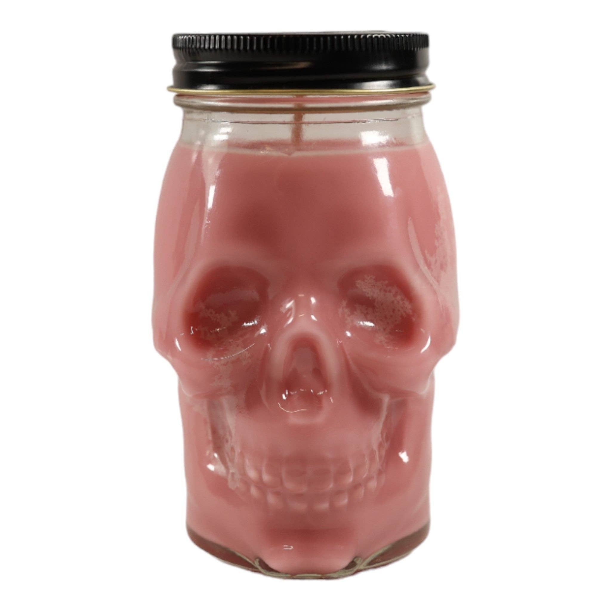 Lebanon Candle Company - Wholesale Jar/Filled Candle - Doctor Pepper Scented Skull Candle0
