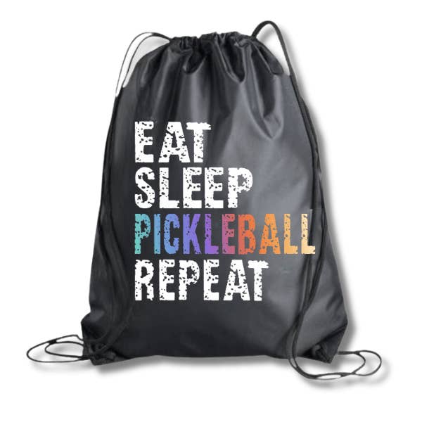 Pickleball Drawstring Bag for wholesale by Sportybella