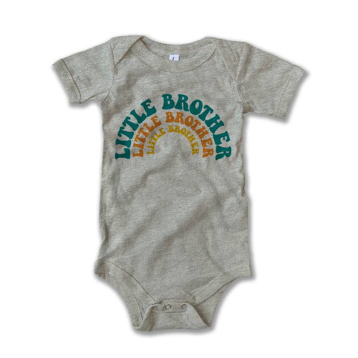 Natural Little Brother Tees & Onesies for wholesale on Faire1