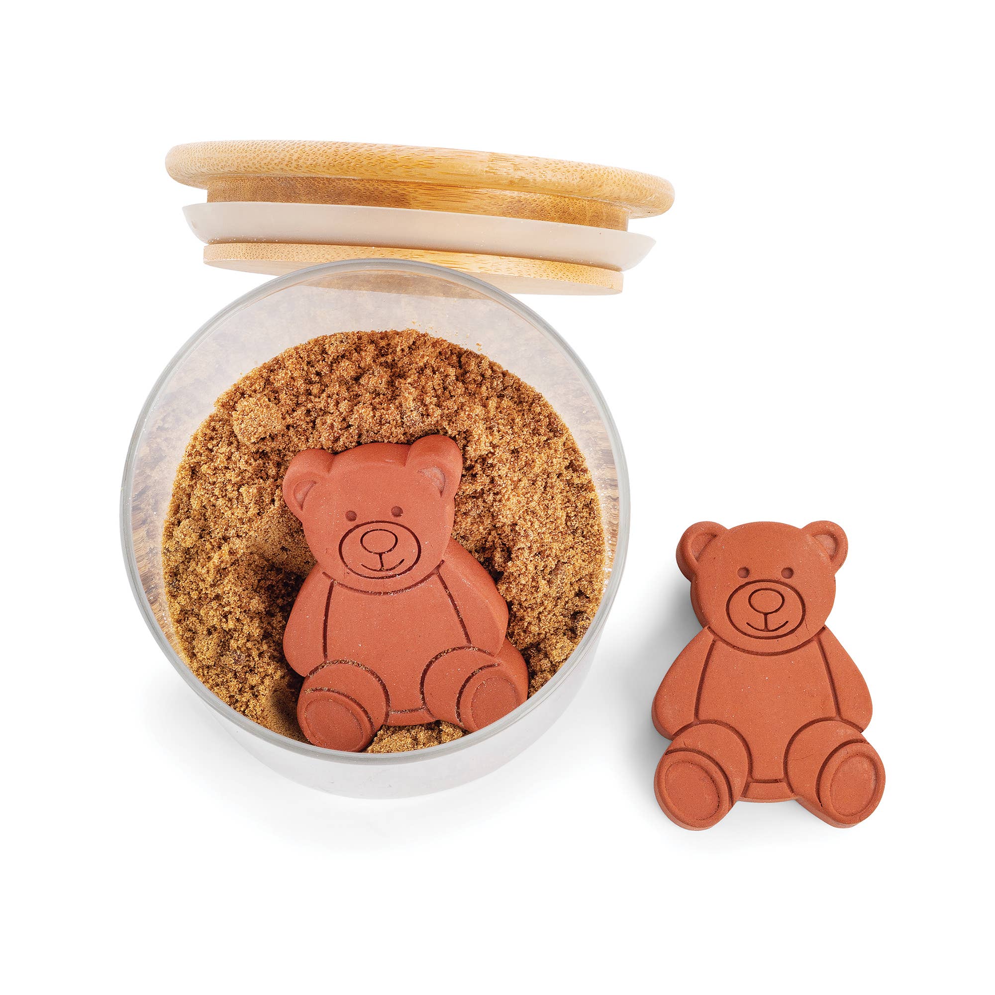 Fox Run Brands - Wholesale Kitchen Tool/Gadget - Fox Run Terracotta Brown Sugar Bear Keeper Saver,Set 2, 2.5"3
