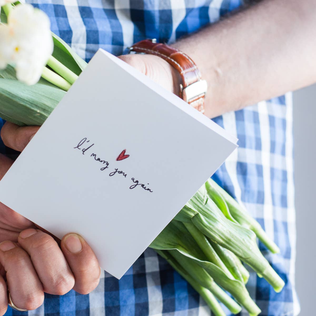 Little May Papery - Wholesale Love Card - I'd Marry You Again Card1