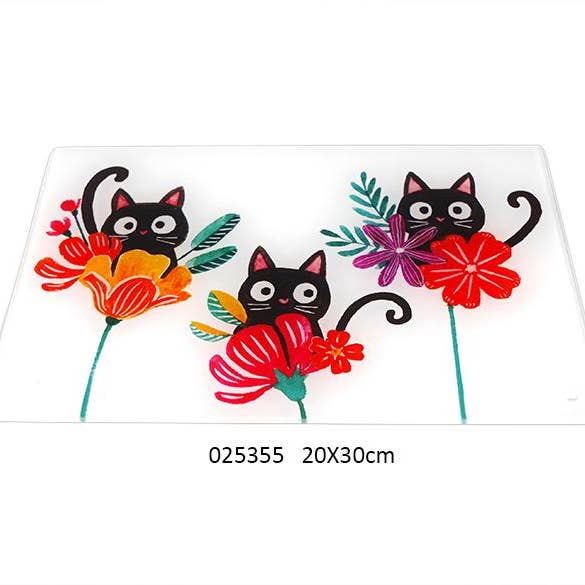 Faye - Wholesale Cutting Board - 'Pansy' Cutting Board 20 x 30 cm